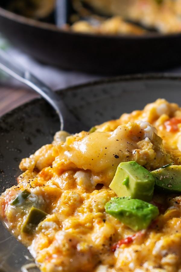 Keto Mexican Scrambled Eggs