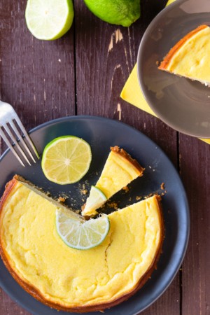 Keto Key Lime Cheesecake