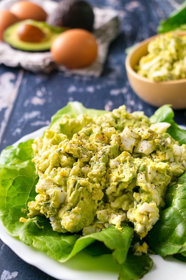 Low Carb Avocado Egg Salad Recipe