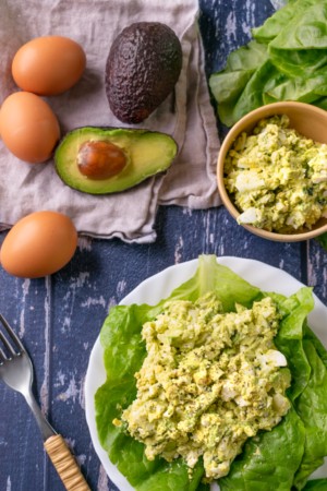 Keto Avocado Egg Salad