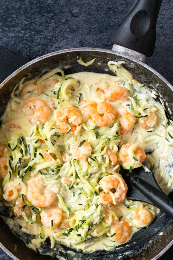 Keto Shrimp Alfredo Recipe