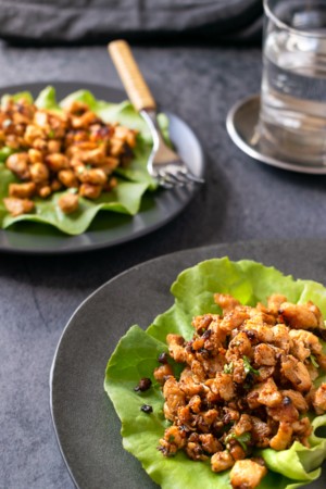 Thai Chicken Lettuce Wraps