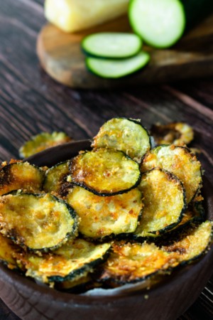 Keto Zucchini chips