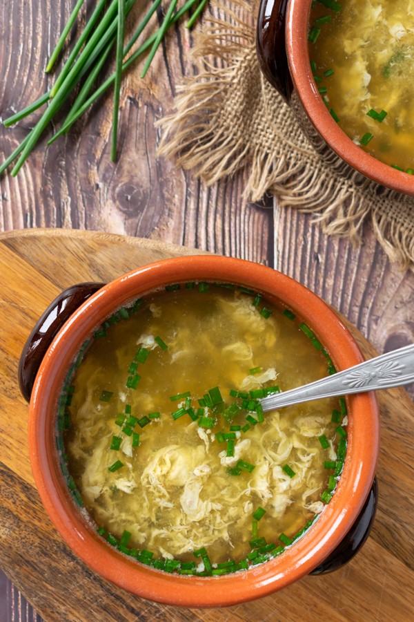 Keto Egg Drop Soup Recipe