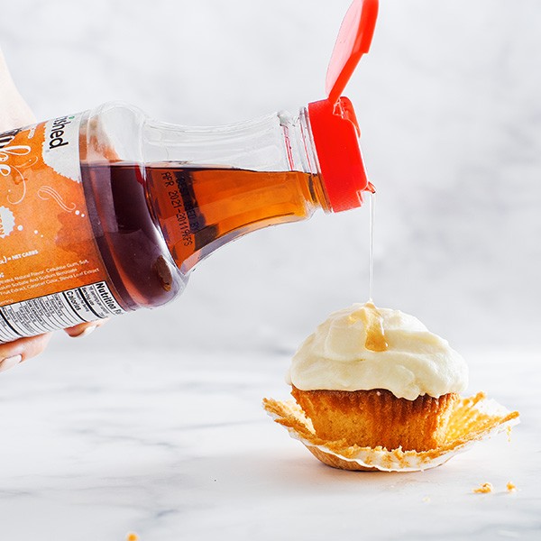 Keto Almond Cupcakes with Maple Cream Cheese Frosting