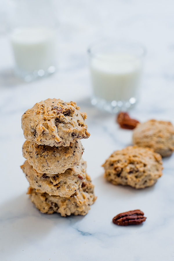 Chewy Keto Granola Cookies