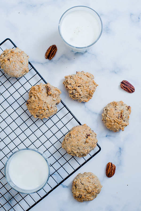 Low Carb Chewy Keto Granola Cookies