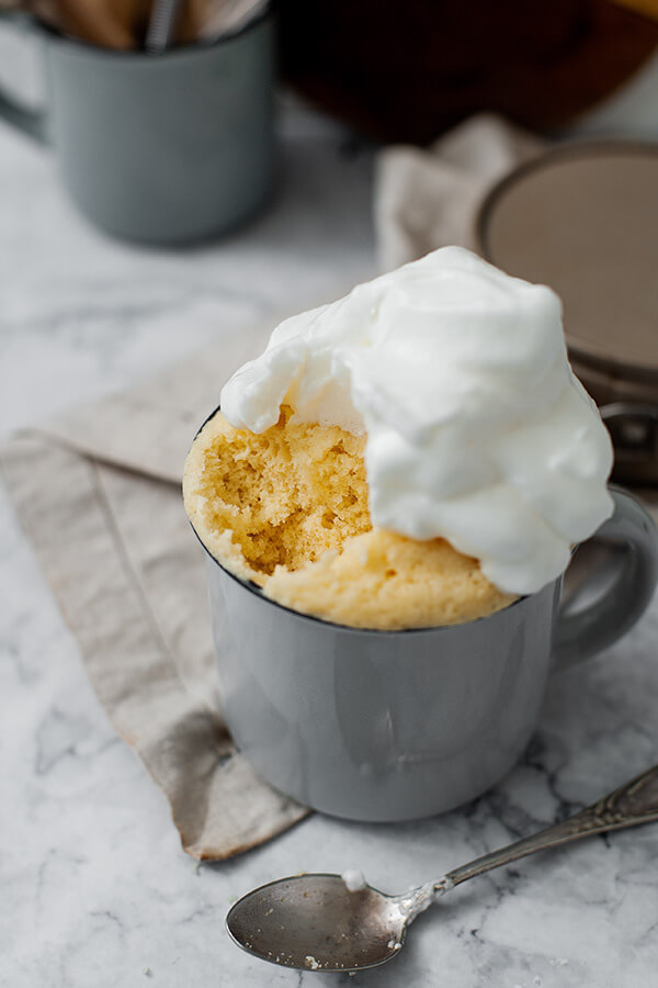 Keto Vanilla Mug Cake