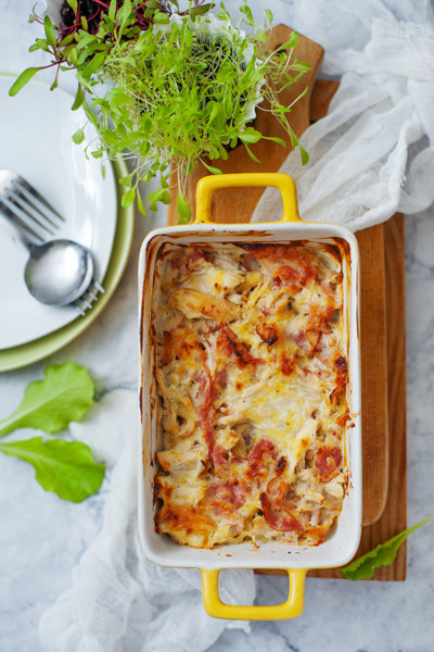 Low Carb Chicken Cordon Bleu Casserole